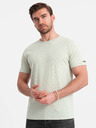 Ombre Clothing Hellgrünes gemustertes Herrenhemd Ombre Kleidung