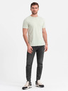 Ombre Clothing Hellgrünes gemustertes Herrenhemd Ombre Kleidung