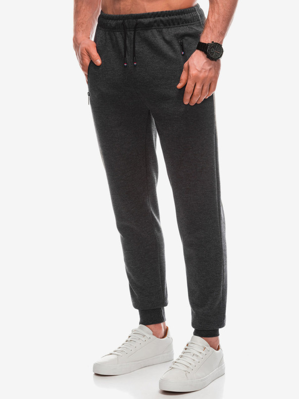 Edoti Dunkelgraue Herren Sweatpants Edoti