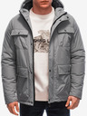 Edoti Graue Herren Winterjacke Edoti