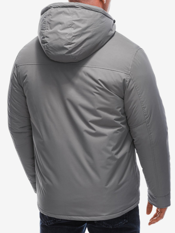 Edoti Graue Herren Winterjacke Edoti