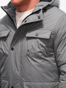 Edoti Graue Herren Winterjacke Edoti