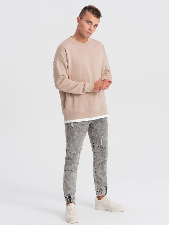 Ombre Clothing Grau Herren Jeans Ombre Kleidung