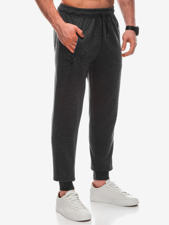 Edoti Dunkelgraue Herren Sweatpants Edoti