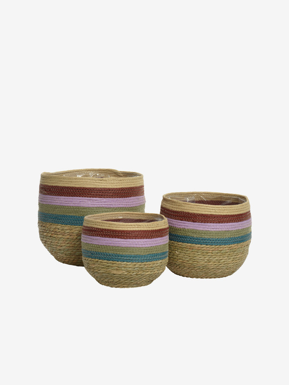 Kaemingk Set mit drei Kaemingk Seegras-Töpfen (3 Stück)