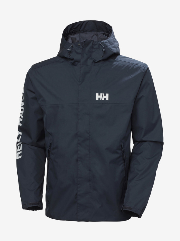 Helly Hansen Dunkelblaue wasserdichte leichte Herren-Kapuzenjacke HELLY HANSEN Ervik