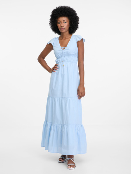 Orsay Hellblaues Damen Maxikleid ORSAY