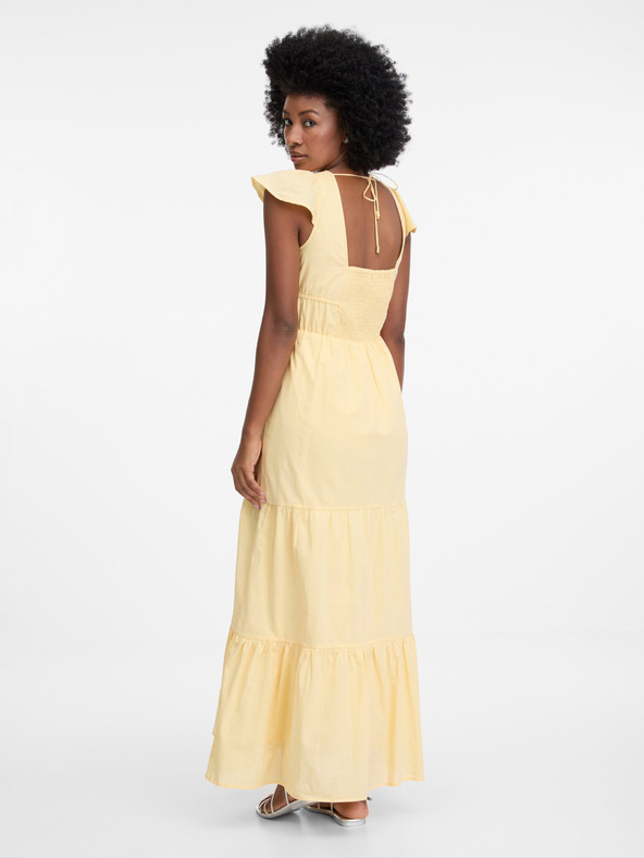 Orsay Gelbes Damen Maxikleid ORSAY