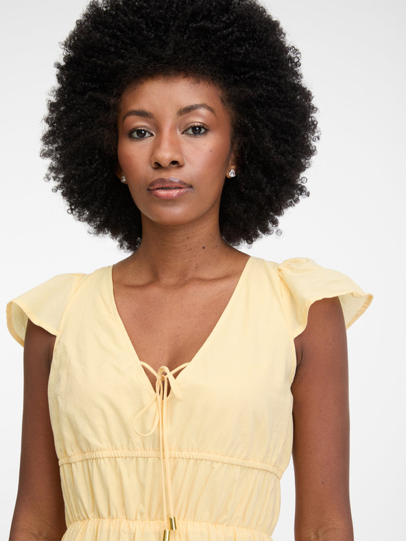 Orsay Gelbes Damen Maxikleid ORSAY