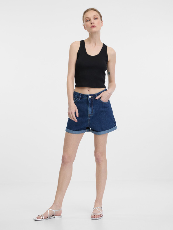 Orsay Dunkelblaue Damen-Denim-Shorts ORSAY