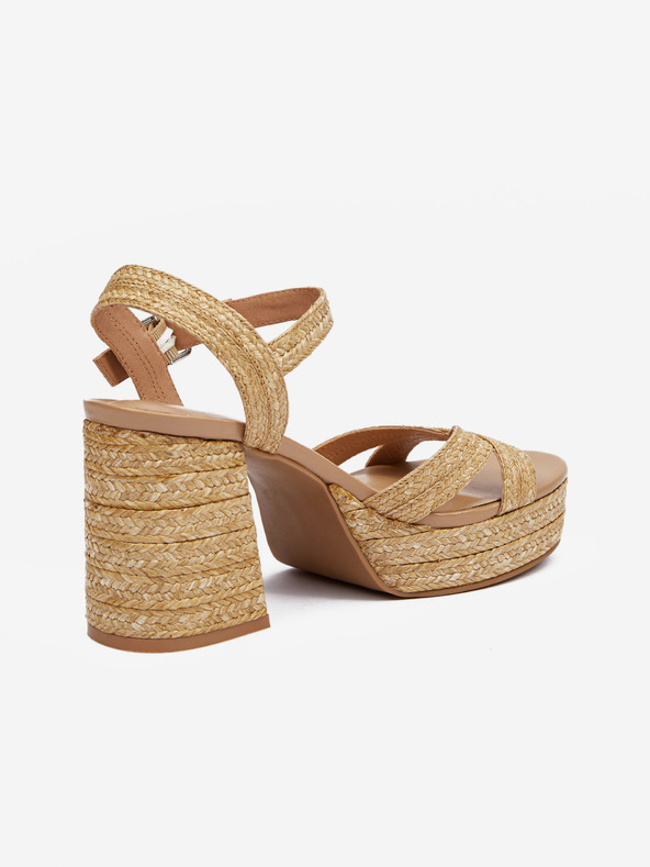 Orsay Braune Damen Sandalen mit Absatz ORSAY