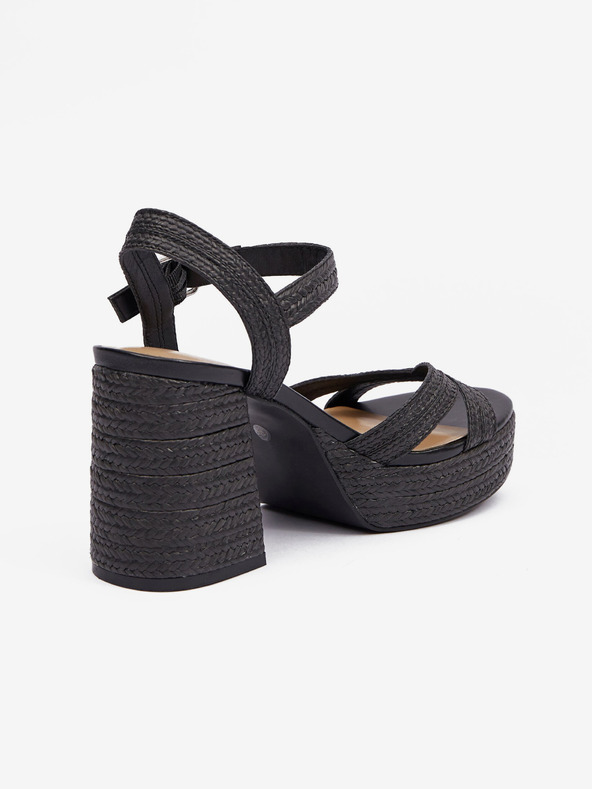 Orsay Schwarze Damen-Sandalen mit Absatz ORSAY