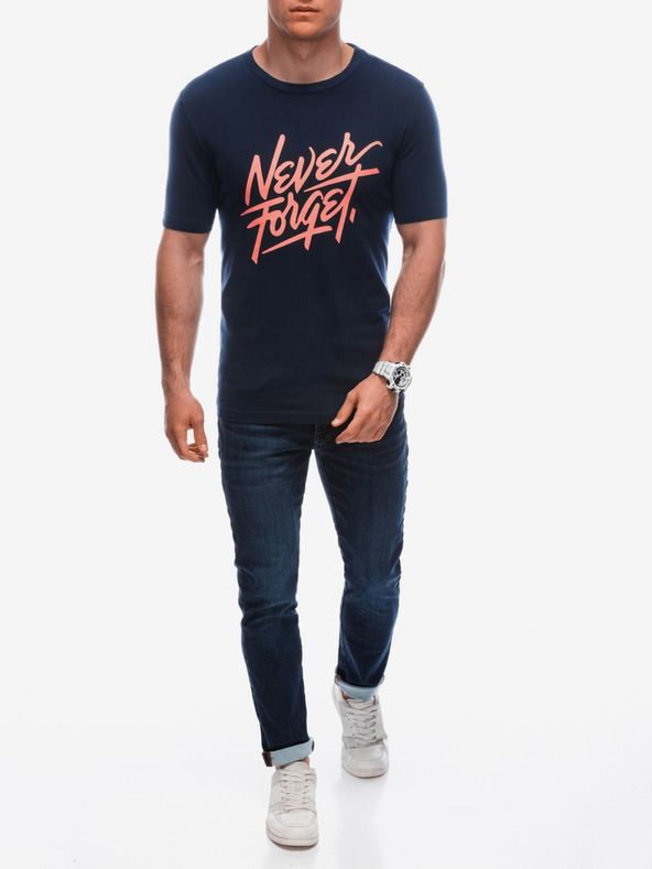 Edoti Dunkelblaues Herren Edoti-T-Shirt