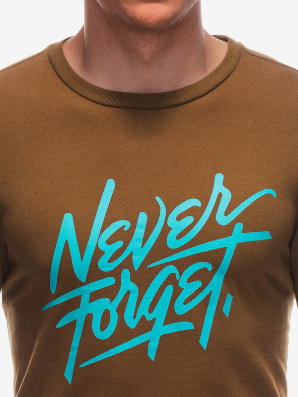 Edoti Braunes Herren Edoti T-Shirt