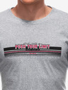 Edoti Graues bedrucktes Herren-T-Shirt Edoti