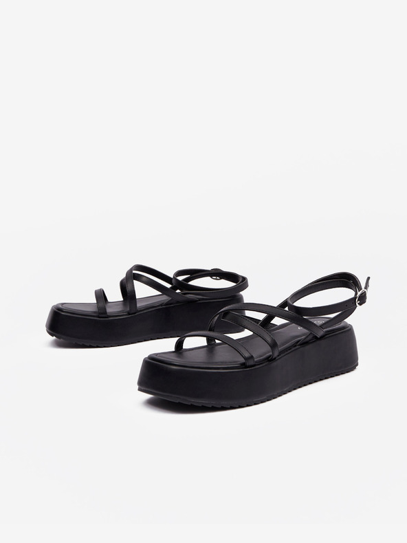 Orsay Schwarze Damen Sandalen mit Plateau ORSAY