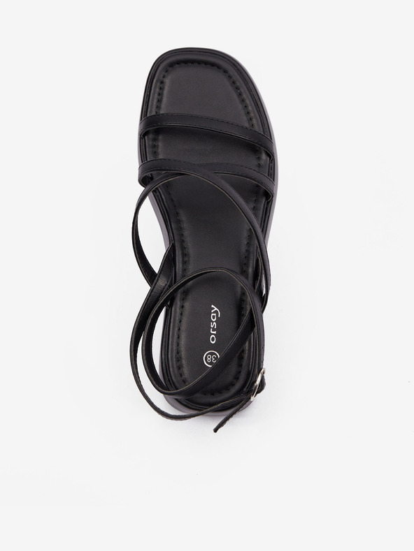 Orsay Schwarze Damen Sandalen mit Plateau ORSAY