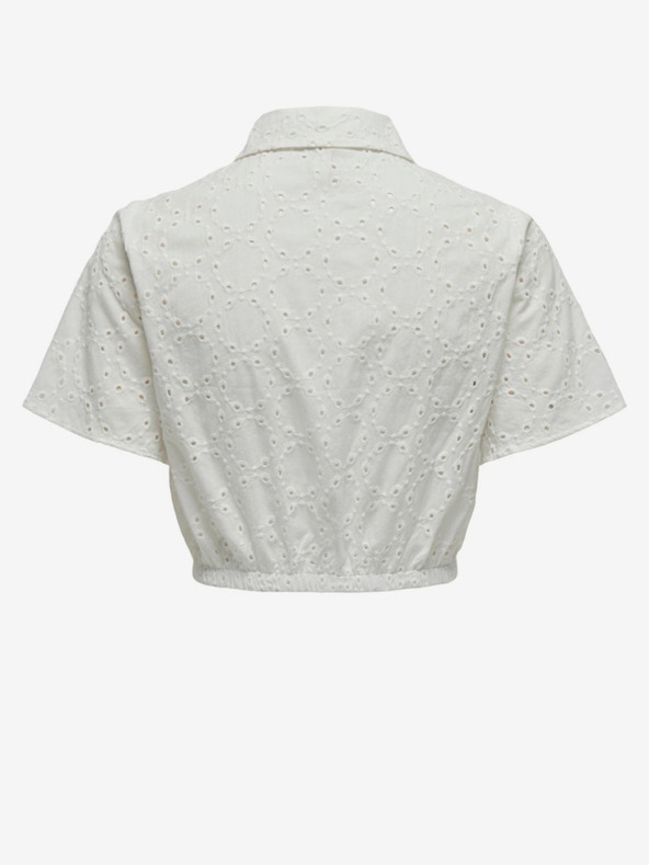 ONLY Weißes Damen ONLY Kala Alicia Cropped Shirt