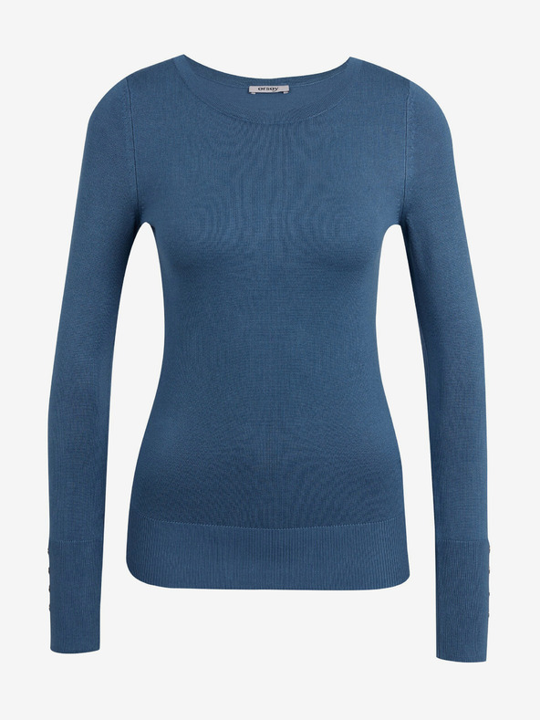 Orsay Blauer leichter Damen-Pullover ORSAY