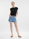 Orsay Schwarzes Damen Crop-T-Shirt mit kurzen Ärmeln von ORSAY