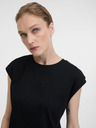 Orsay Schwarzes Damen Crop-T-Shirt mit kurzen Ärmeln von ORSAY