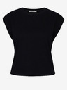 Orsay Schwarzes Damen Crop-T-Shirt mit kurzen Ärmeln von ORSAY
