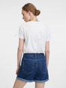Orsay Weißes Damen-T-Shirt mit kurzen Ärmeln ORSAY