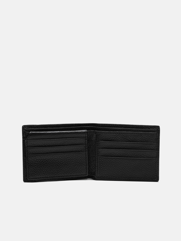 Edoti Schwarze Herren Leder Geldbörse Edoti