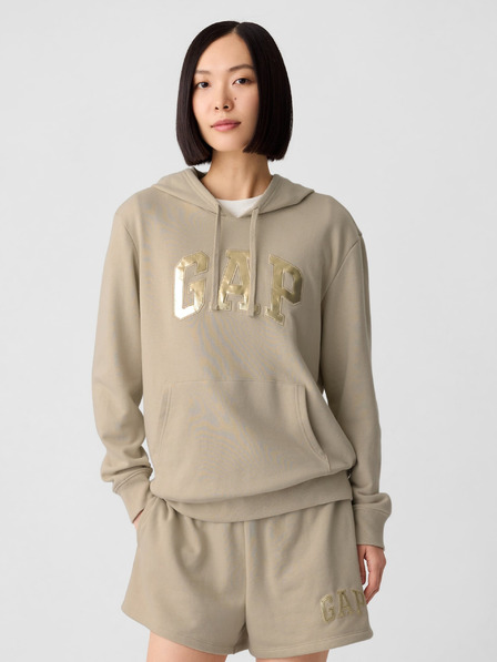 GAP Sweatshirt mit metallischem Logo GAP