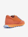 Diesel Orangefarbene Herren-Turnschuhe mit Lederdetails Diesel Racer
