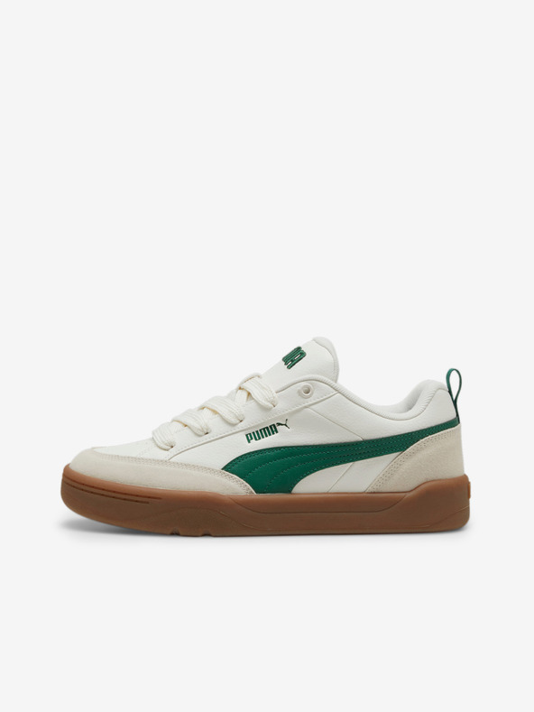 Puma Grüne und cremefarbene Herren-Sneaker mit Wildleder-Details Puma Park Lifestyle OG
