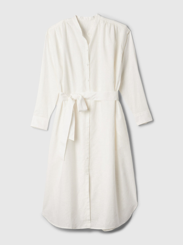 GAP Midikleid aus Leinen Oversize GAP