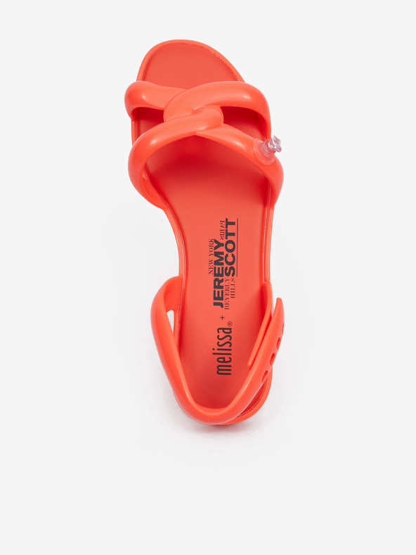 Melissa Koralle Damen Melissa Röhrensandale + Jeremy Scott