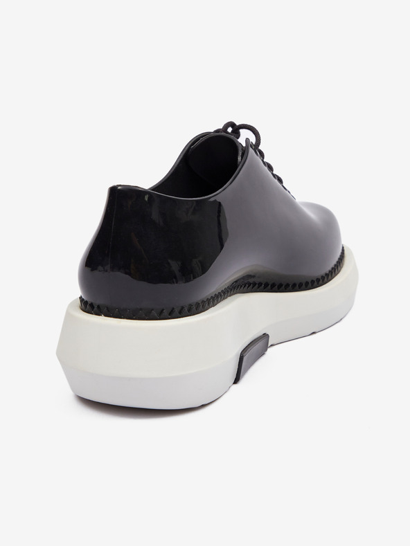 Melissa Schwarze Damen Grunge Semi Plateau Schuhe + Vitorino Campos