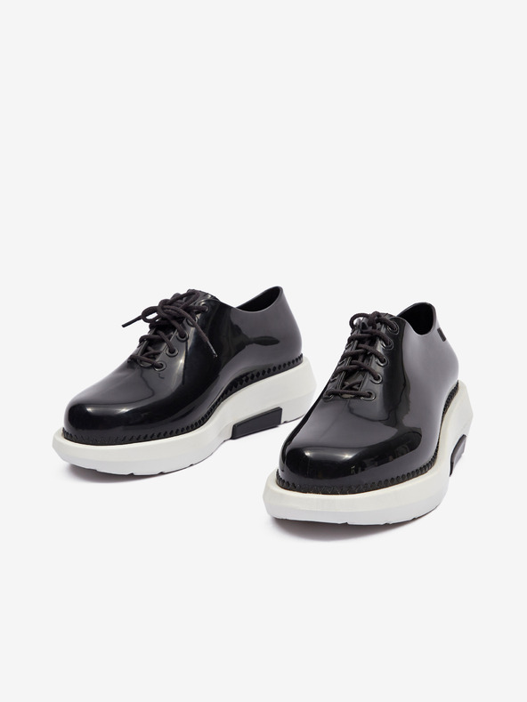 Melissa Schwarze Damen Grunge Semi Plateau Schuhe + Vitorino Campos