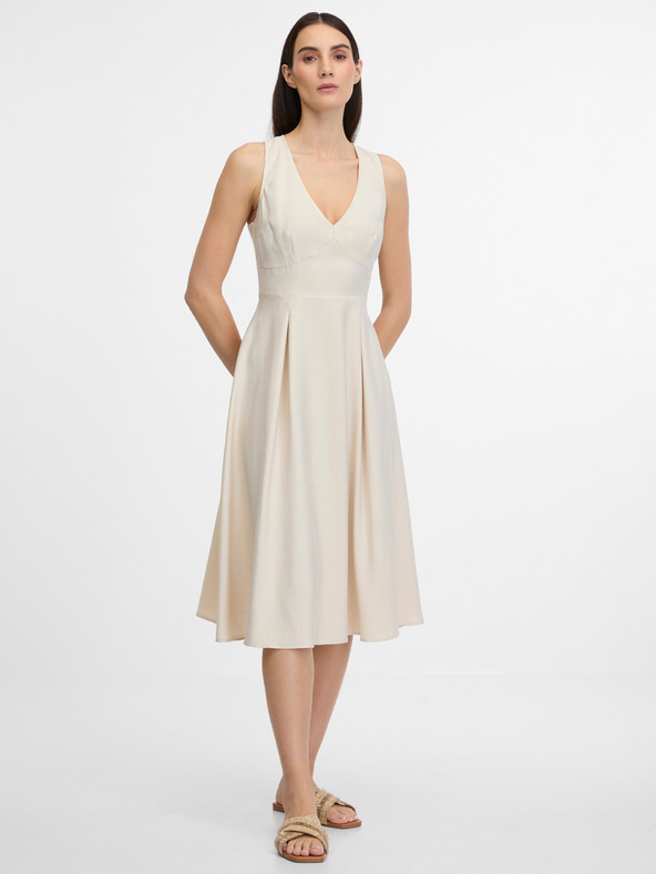 Orsay Cremefarbenes Damen-Kleid ORSAY