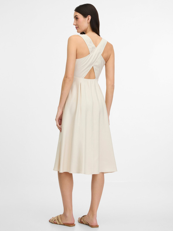 Orsay Cremefarbenes Damen-Kleid ORSAY