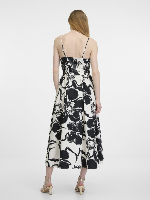 Orsay Schwarzes gemustertes Damenkleid ORSAY