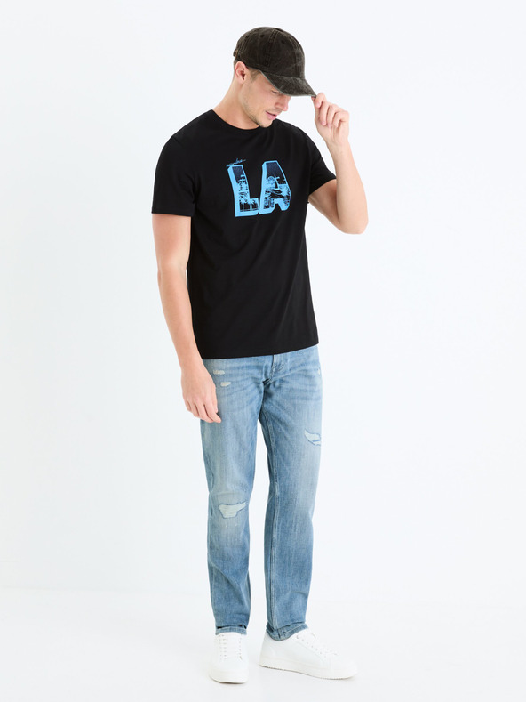 Celio Blaue Herrenjeans mit schmaler Passform Celio Gostroy