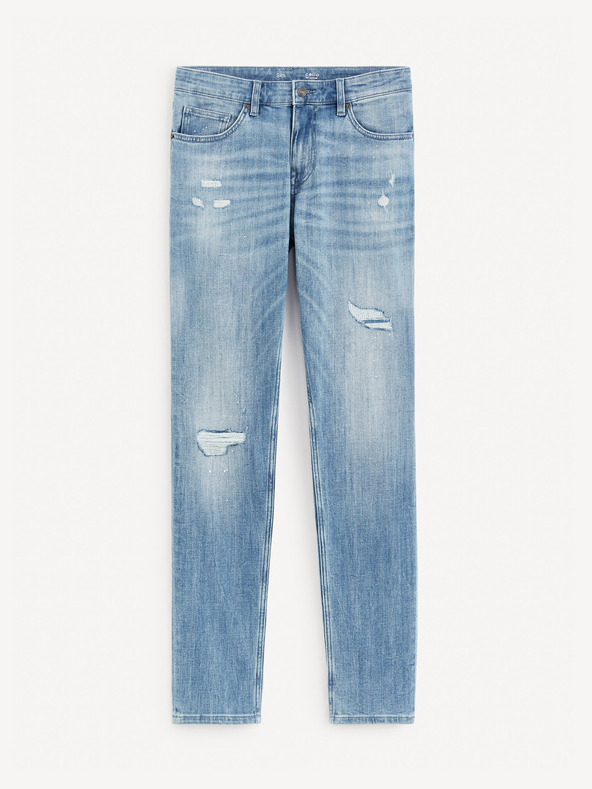 Celio Blaue Herrenjeans mit schmaler Passform Celio Gostroy
