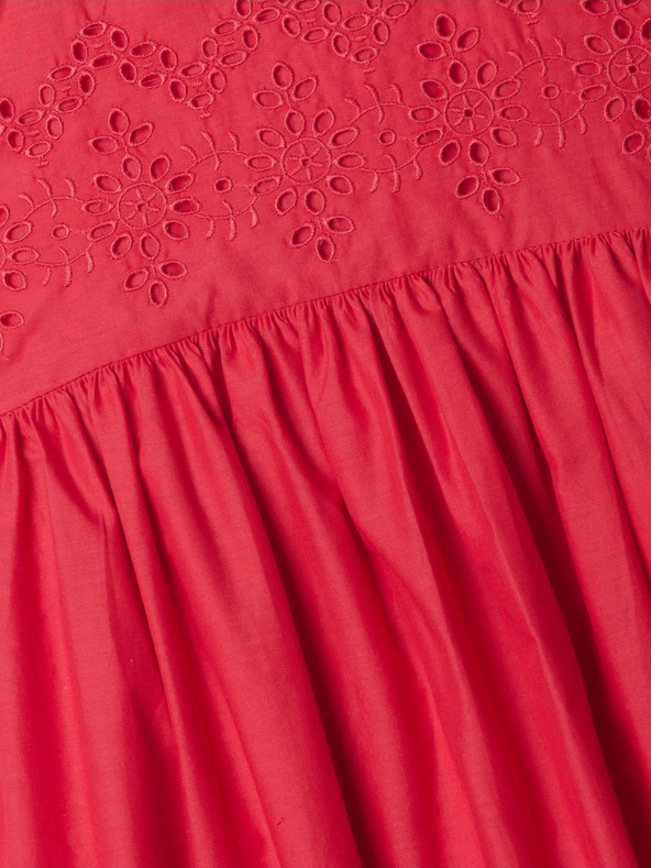 GAP Baby Kleid mit Lochstickerei GAP