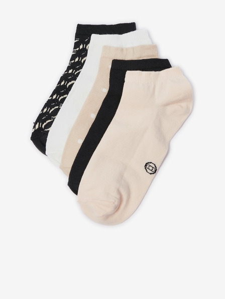 Orsay 5er-Set Damenstrümpfe in Weiß, Beige und Schwarz von ORSAY