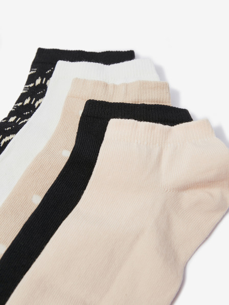 Orsay 5er-Set Damenstrümpfe in Weiß, Beige und Schwarz von ORSAY