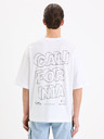 Celio Weißes Baumwoll-T-Shirt Celio Gesympa