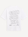 Celio Weißes Baumwoll-T-Shirt Celio Gesympa