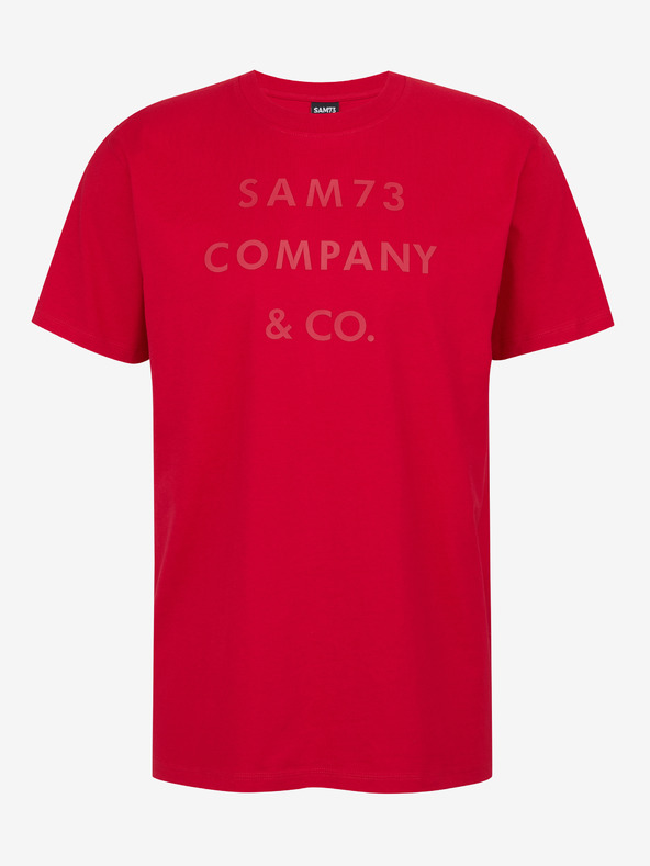 Sam 73 Rotes Herren-T-Shirt SAM 73 Milhouse