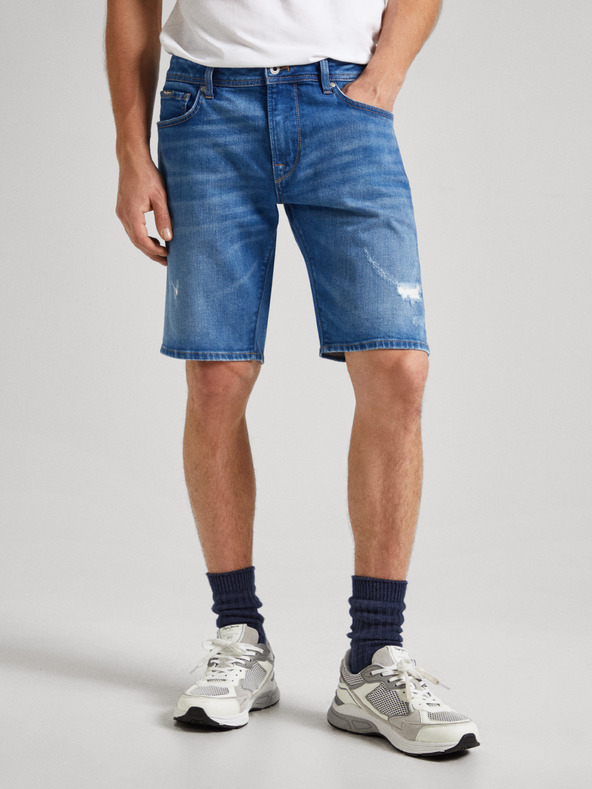 Pepe Jeans Blaue Herren Denim Shorts Pepe Jeans