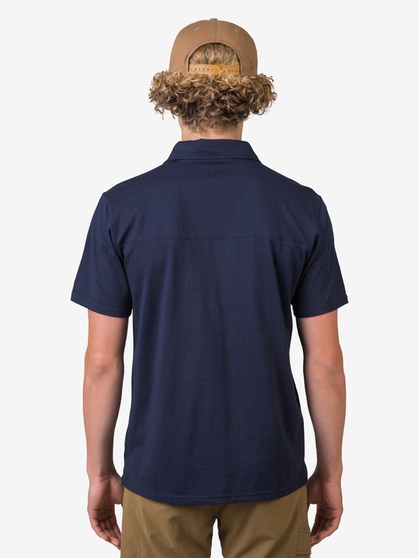 Hannah Dunkelblaues Hannah Kajan Herren-Poloshirt