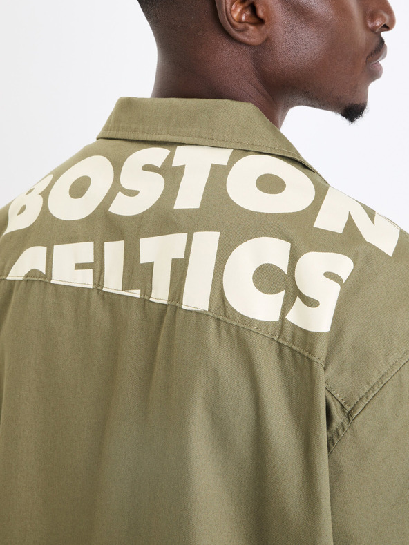 Celio Khaki Herren Celio Boston Celtics Hemd