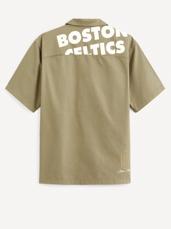 Celio Khaki Herren Celio Boston Celtics Hemd